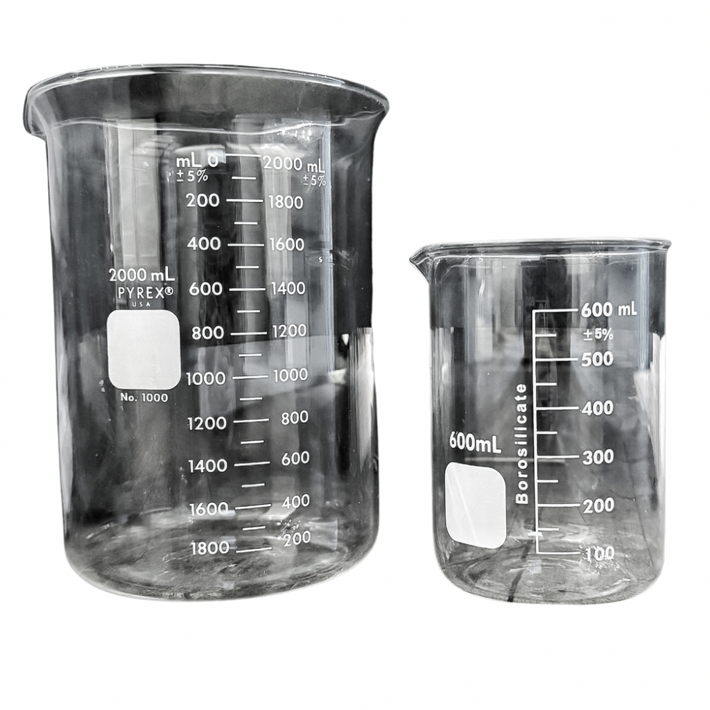 Vintage Lab Beaker - Nested