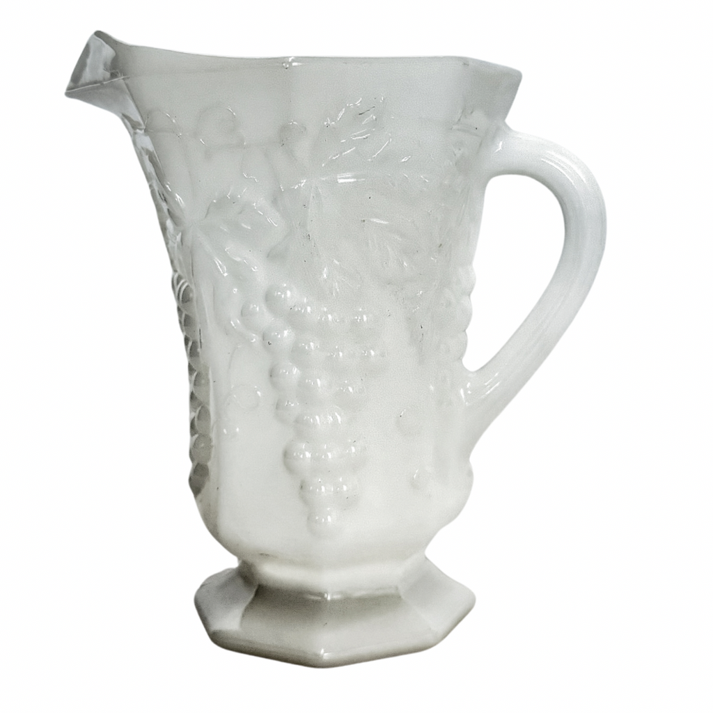 Milk Glass Pitcher - Nested