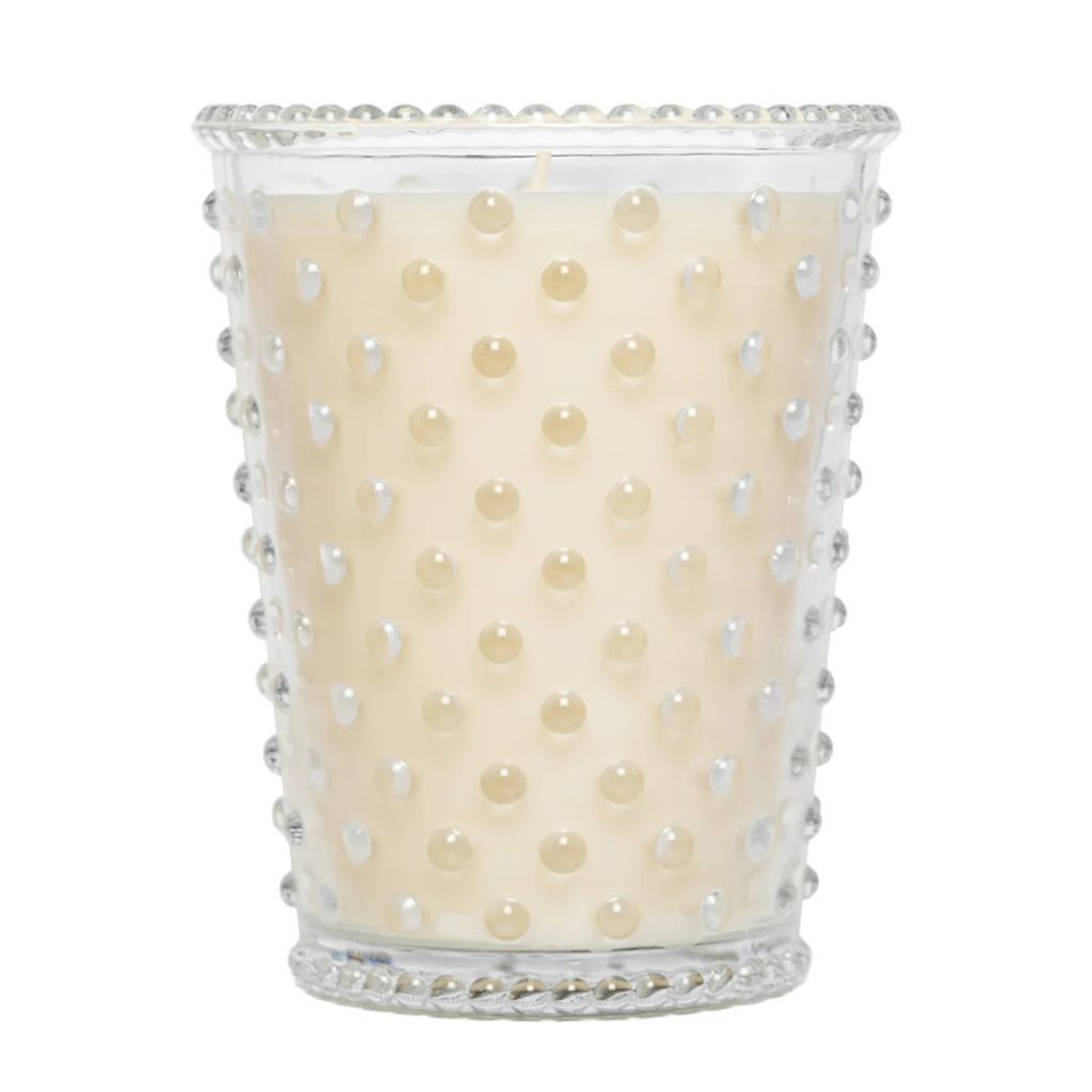 Scotch Pine Votive Hobnail Glass Candle - Nested Design