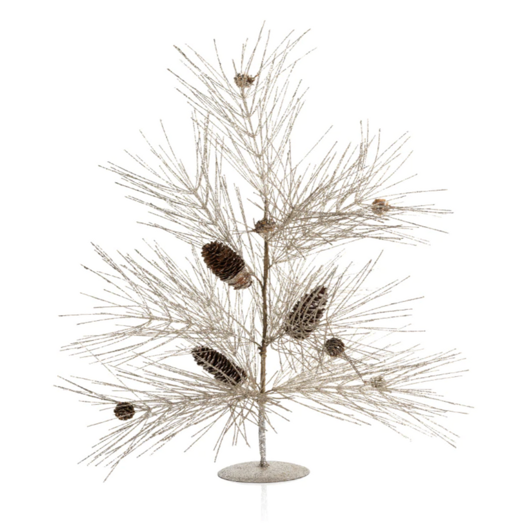 Champagne Spruce and Pinecone Tree - Medium - Nested Designs