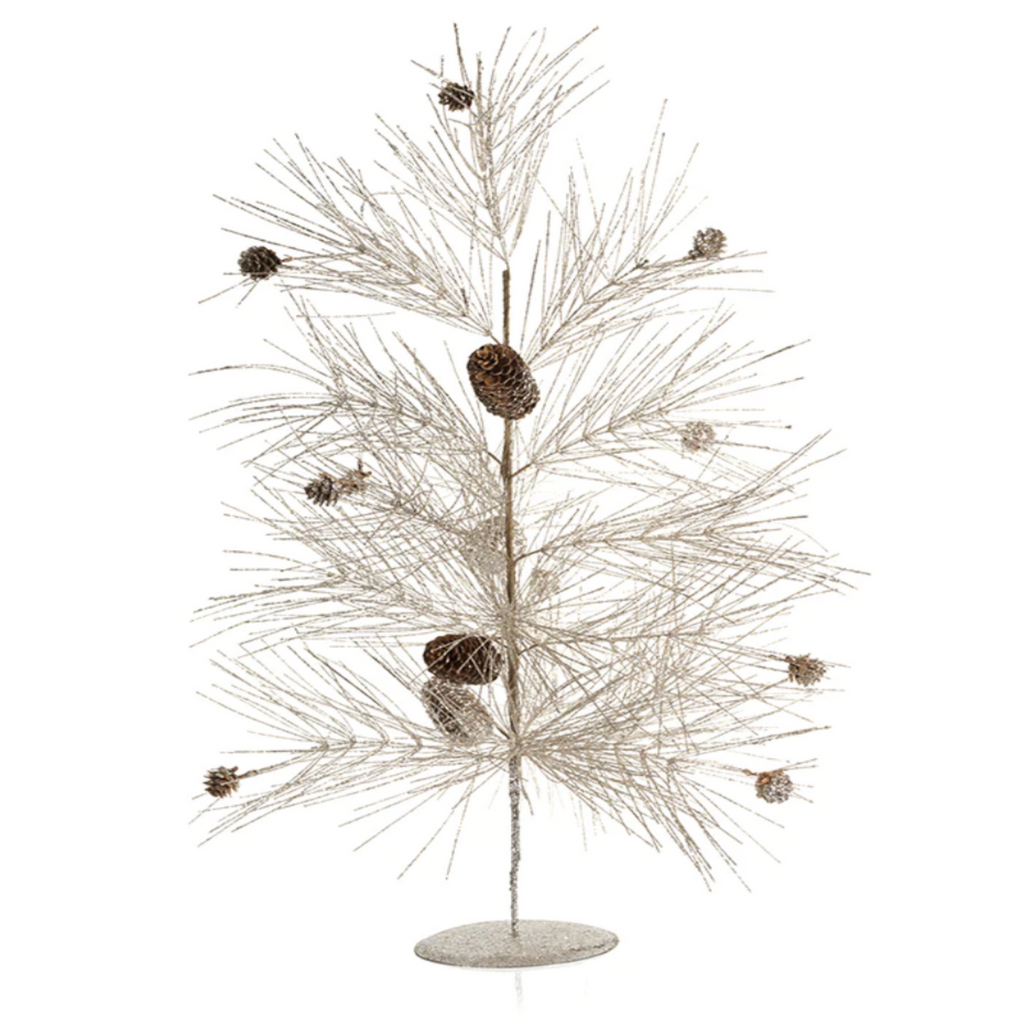 Champagne Spruce and Pinecone Tree - Medium - Nested Designs