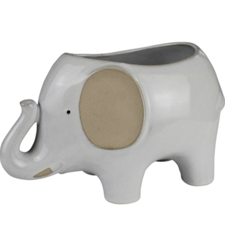 Ceramic Elephant Vase - Nest