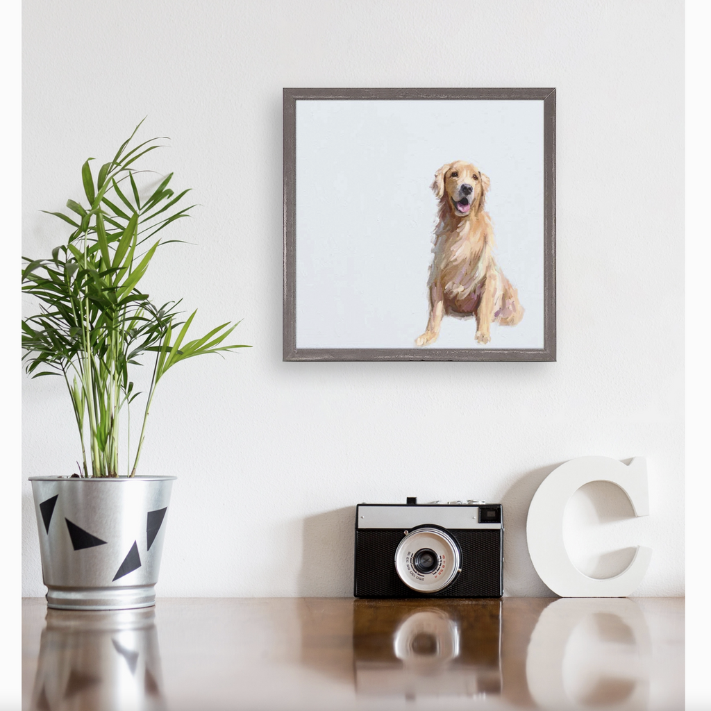 Golden Retriever Canvas - Nest