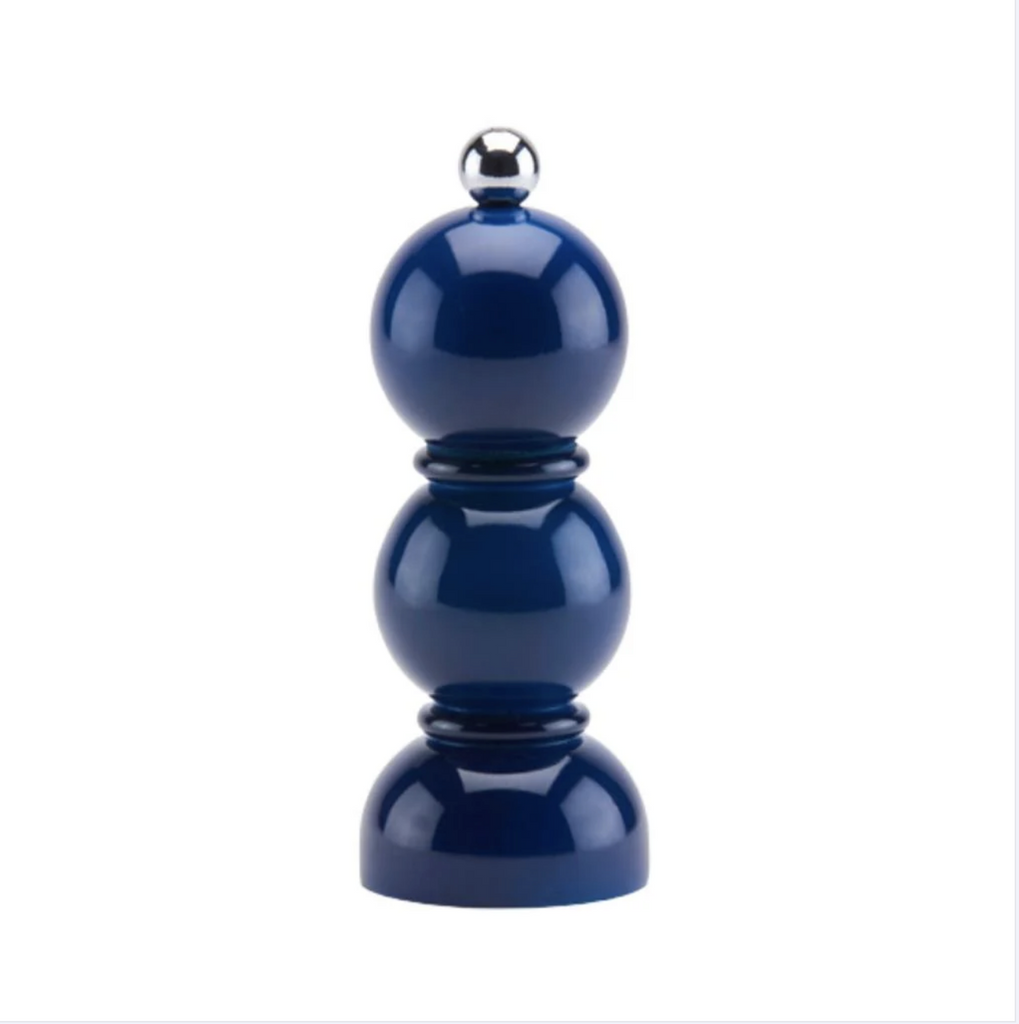 Mini Bobbin Navy Salt and Pepper Grinder - Nested