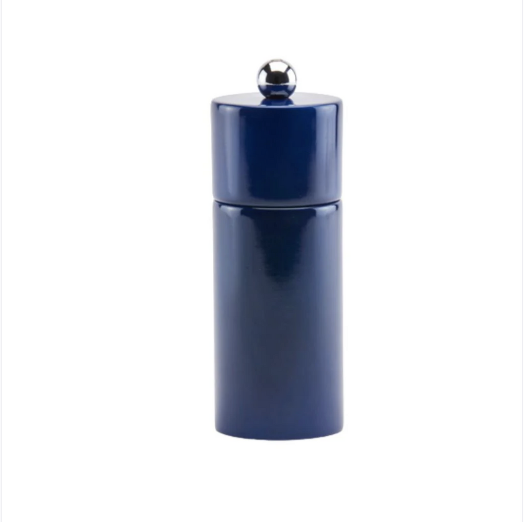 Navy Mini Column Salt or Pepper Grinder - Nested