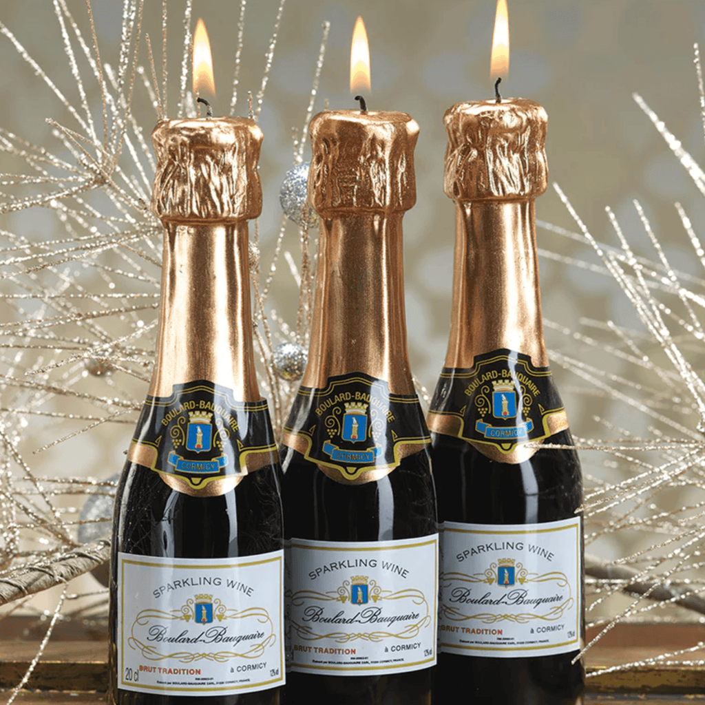 Champagne Bottle Candle - Nested Designs