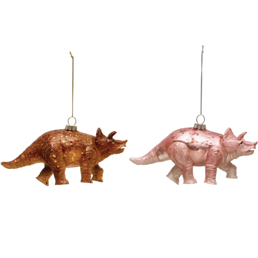 Triceratops Ornament - Nest Designs