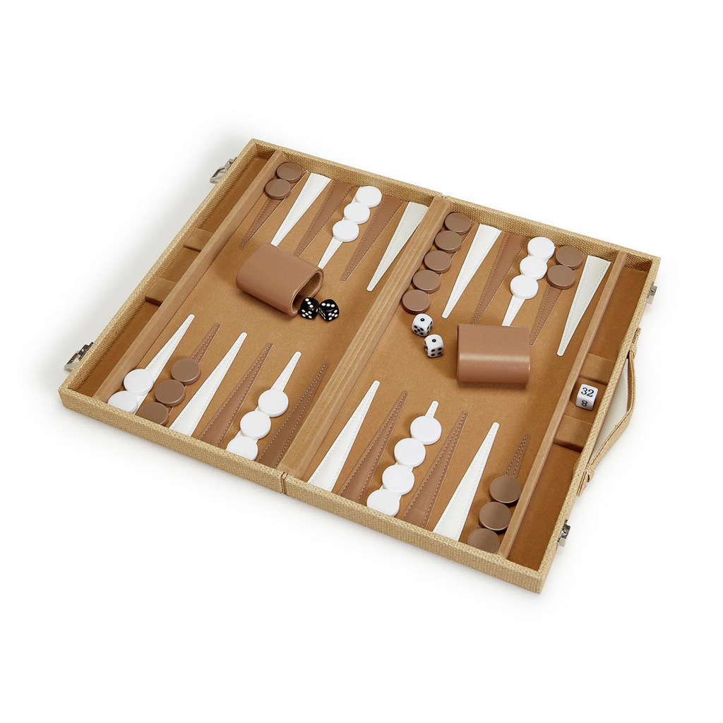 Terra Cane Backgammon Set - NESTED
