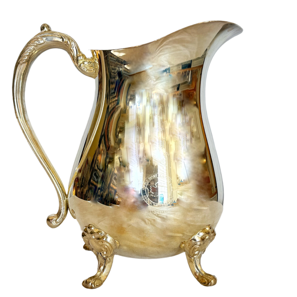 Silver Plate Vintage Pitcher - NESTED