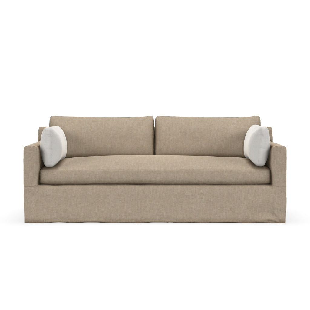 Sylvie Slipcover Bench Cushion Sofa - Nest Designs