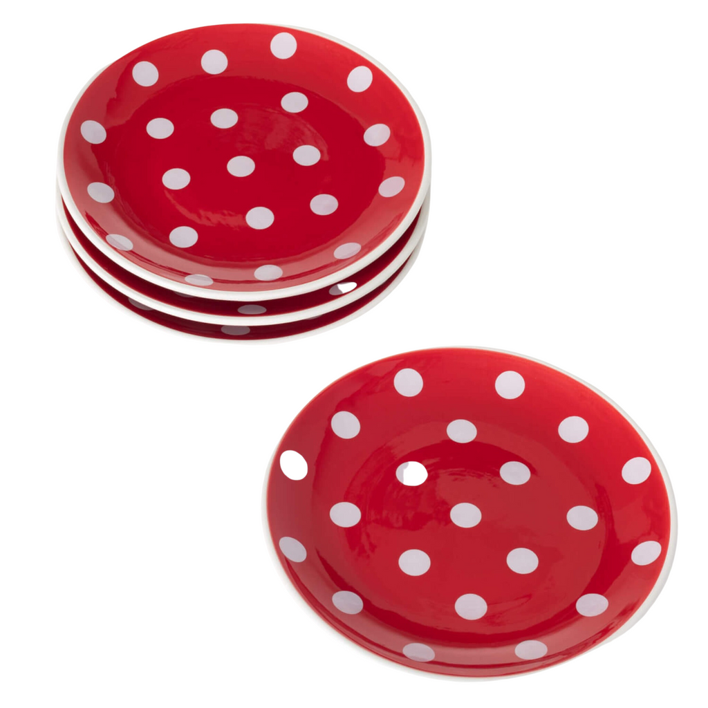 Red Polka Dot Plate - Nested Designs