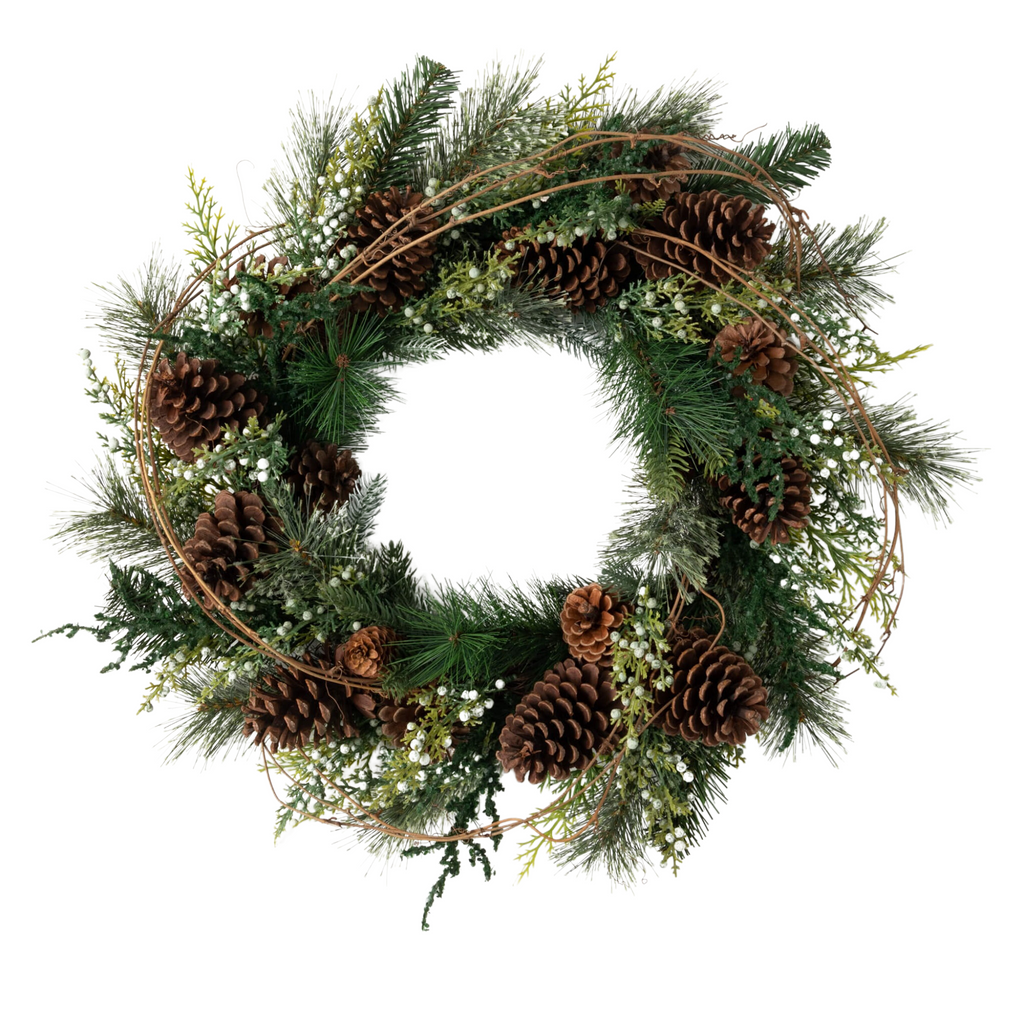 Woodland Pine Cone Wreath - Nested Designs