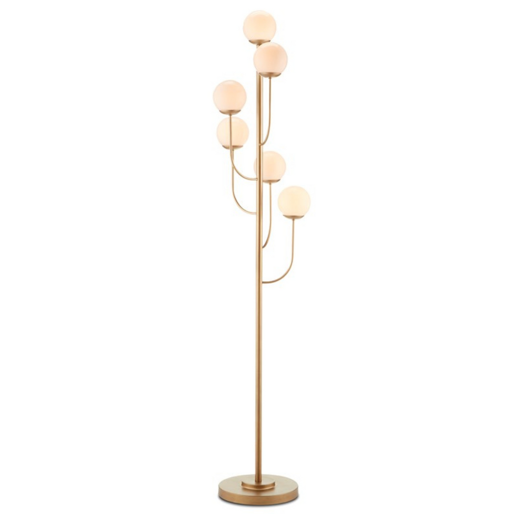 Farnsworth Brass Floor Lamp - Nested Designs