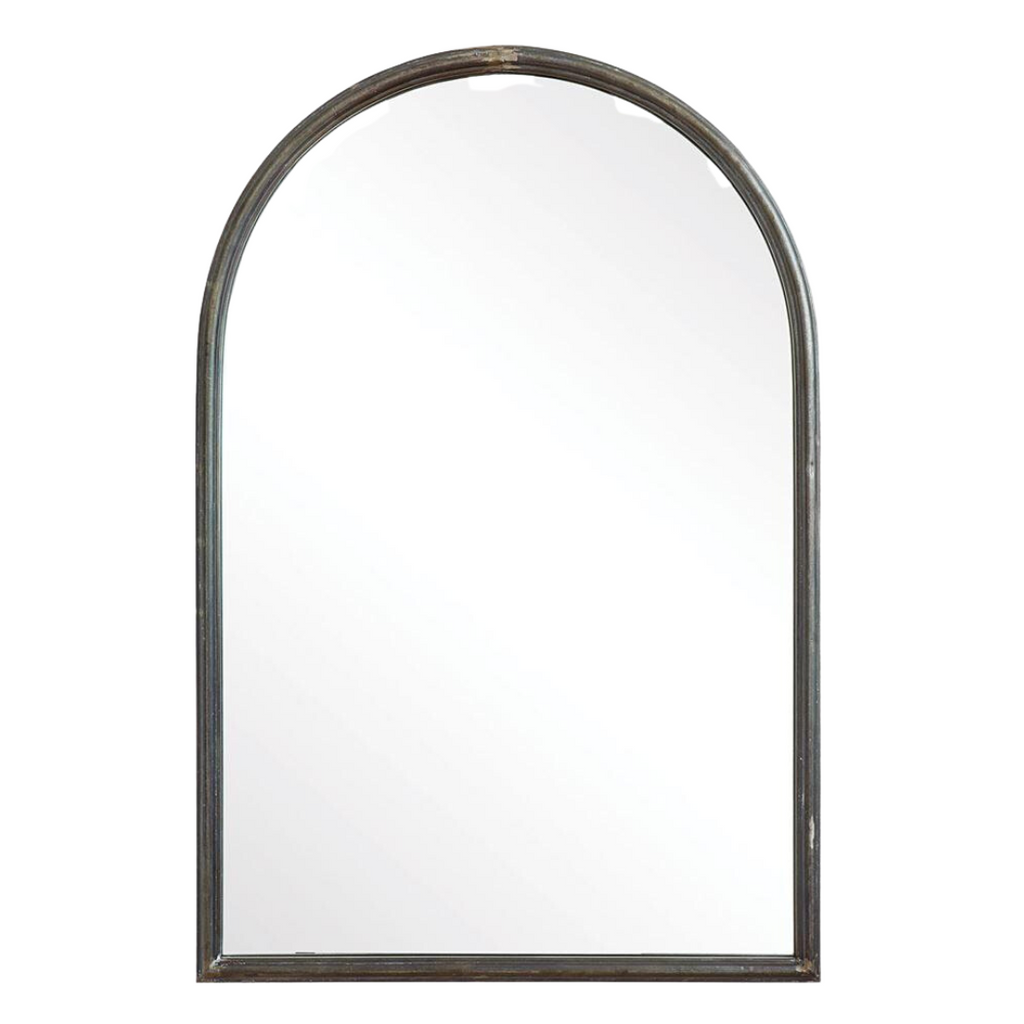 Arch style Mirror with Metal Trim - NESTED