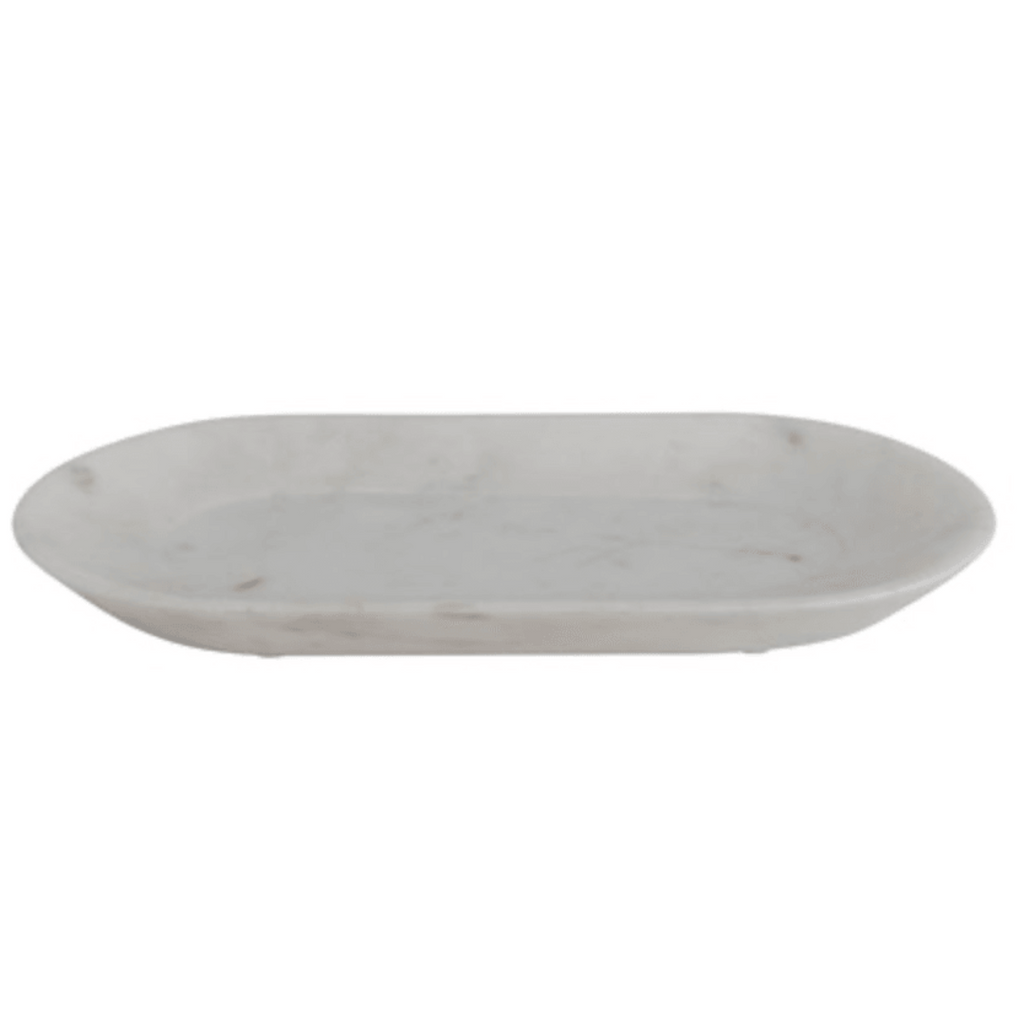 Oval Marble Tray - Nest Interior Design
