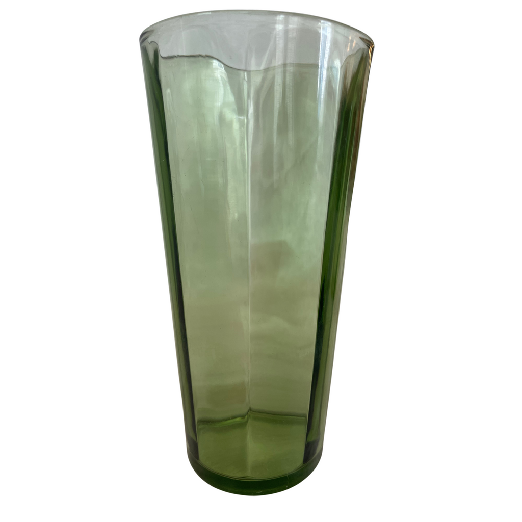 Vintage Green Glassware, Set of Ten - Nested Designs