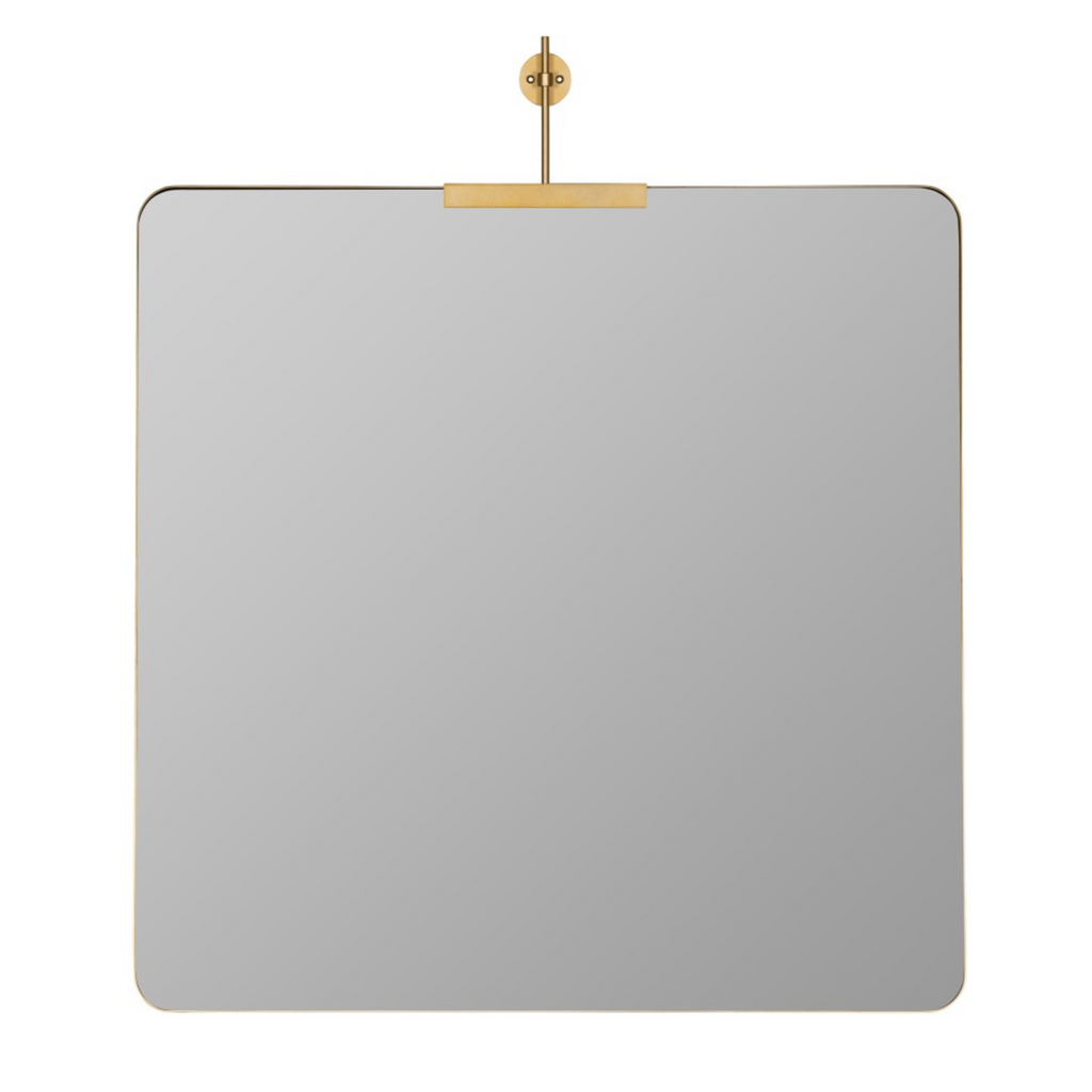 Frida Gold Square Wall Mirror - Nested Designs