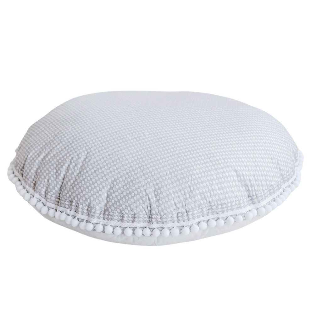 Rhombus Diamond Floor Cushion - Nested