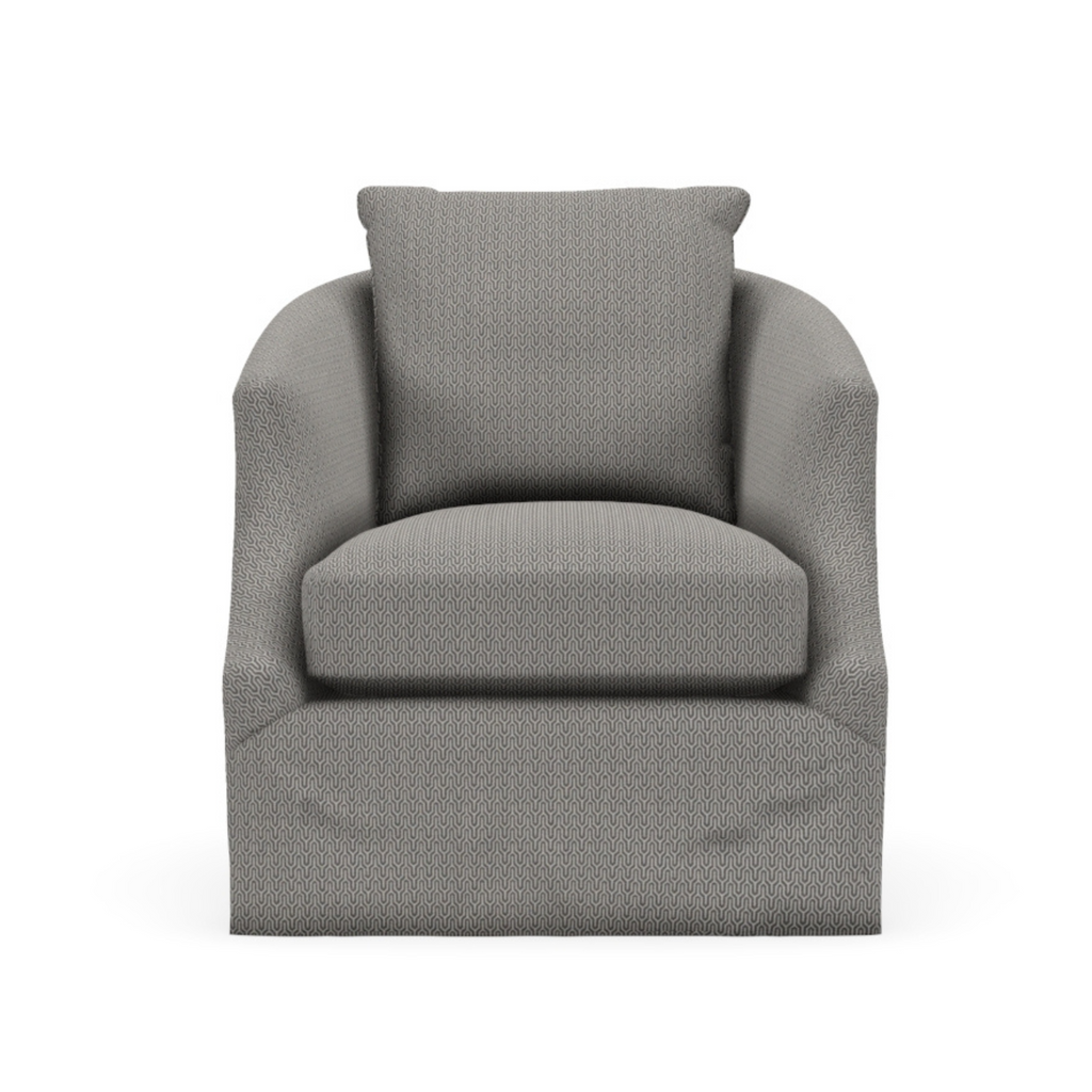 Emmerson Slipcover Swivel Chair - Nested Designs