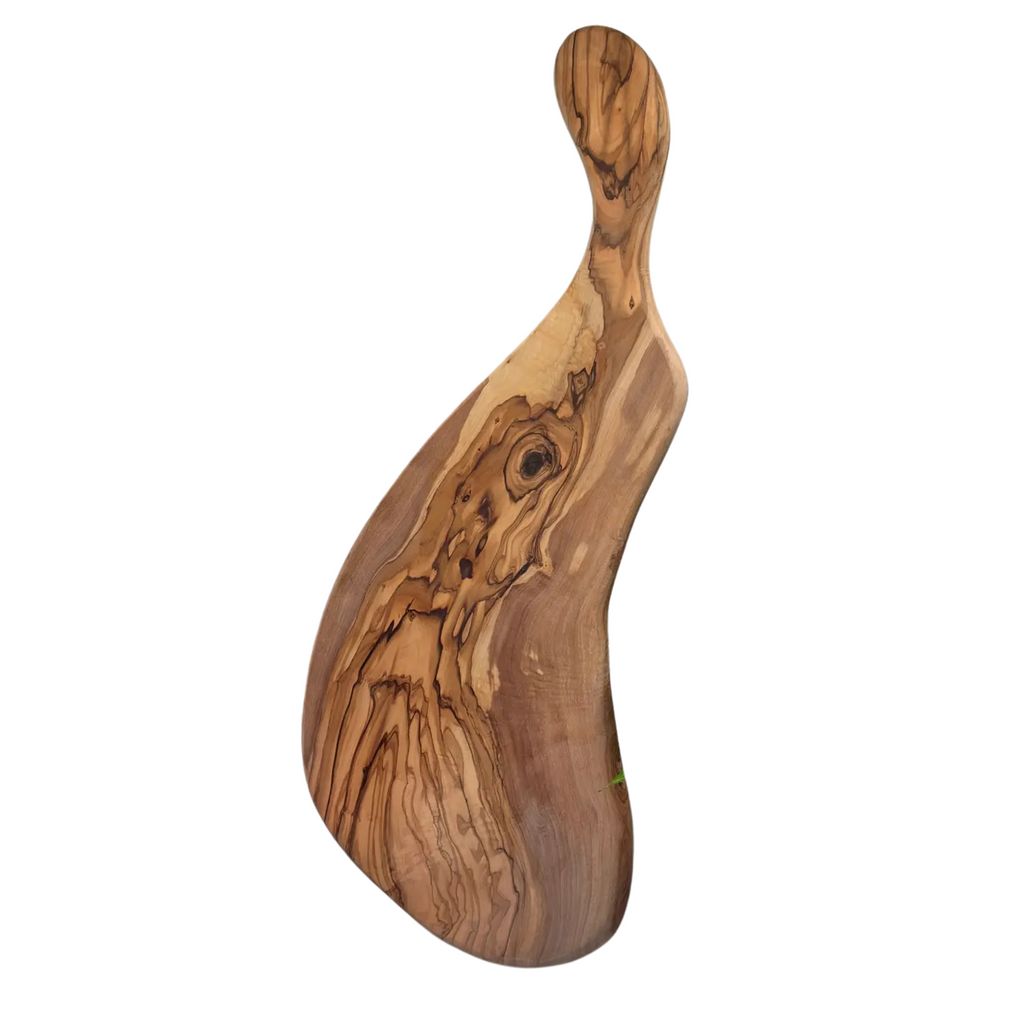 Olive Wood Long Handle Cheese Board  - Nested