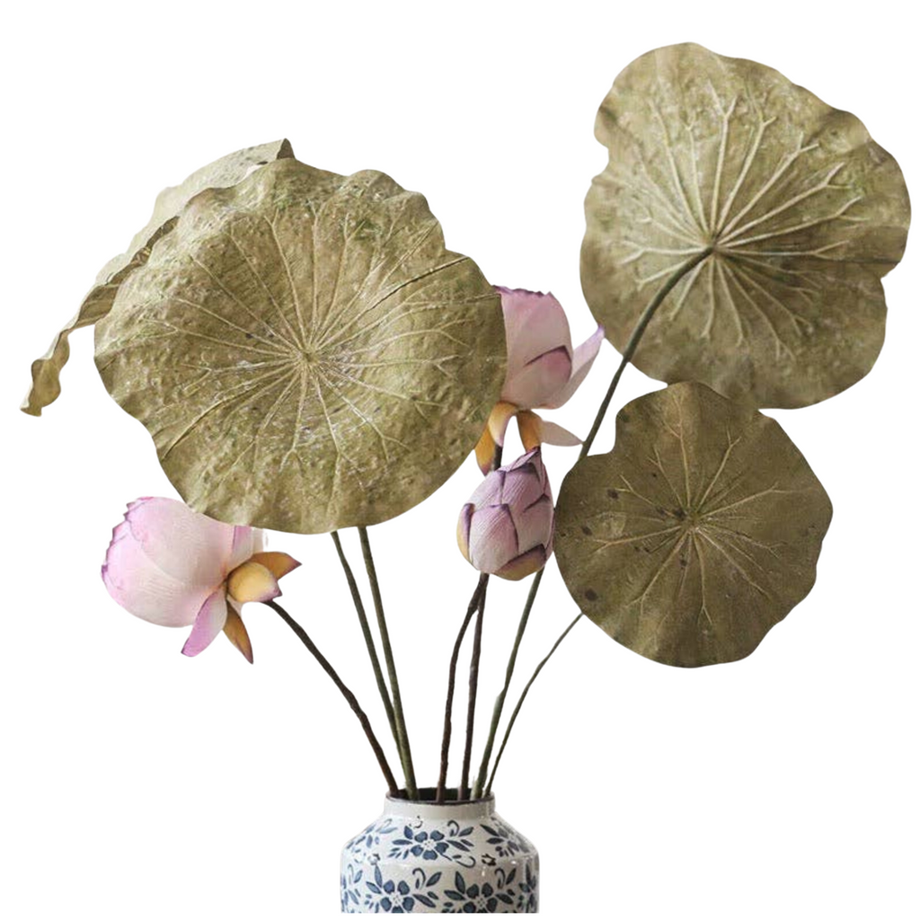 Artificial Rustic Lotus Stem - Nested 