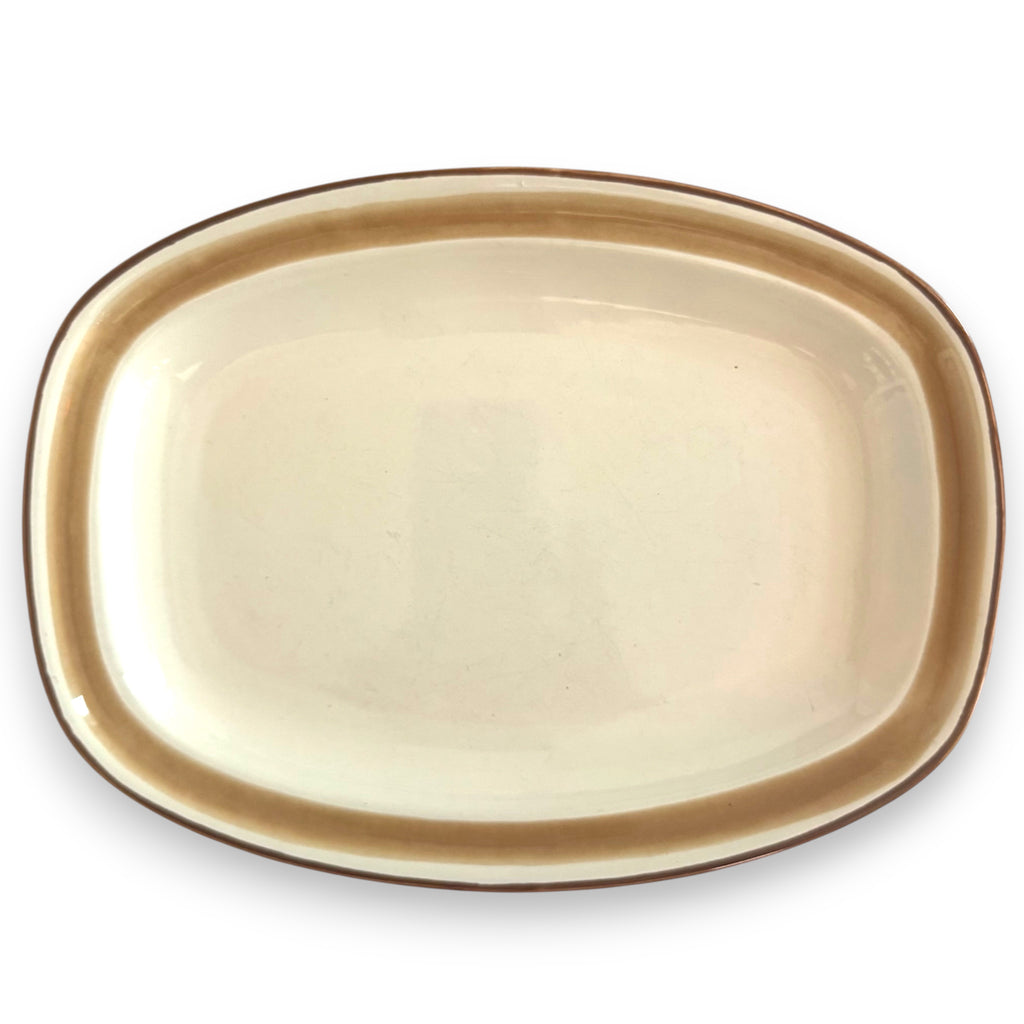 Vintage Hearthside Watercolors Platter - Nested