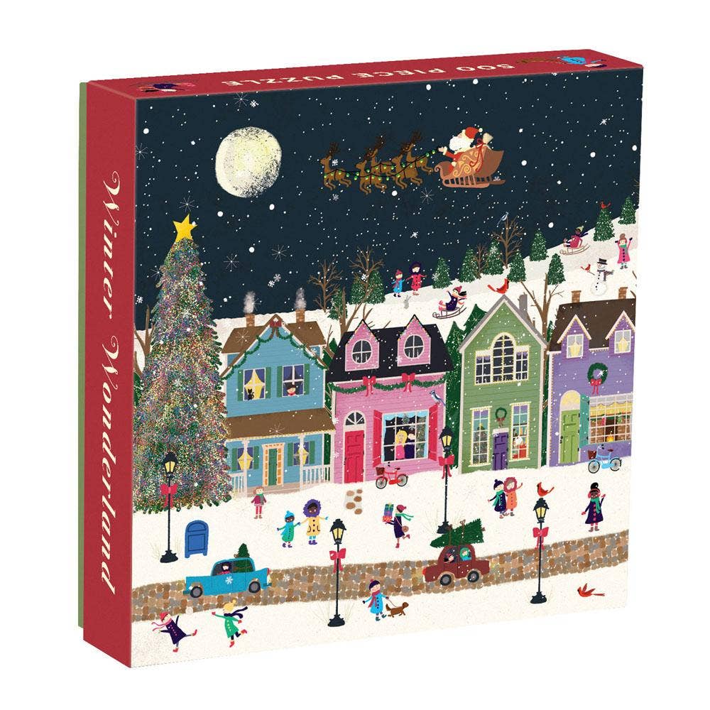 Winter Wonderland 500 Piece Puzzle - Nested Design