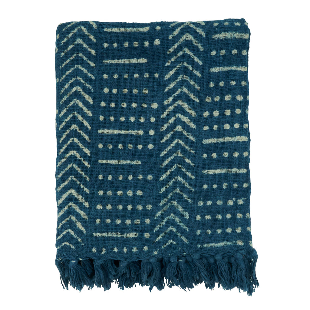 Mudcloth Throw - Heirloom Textile Design - Nested Designs