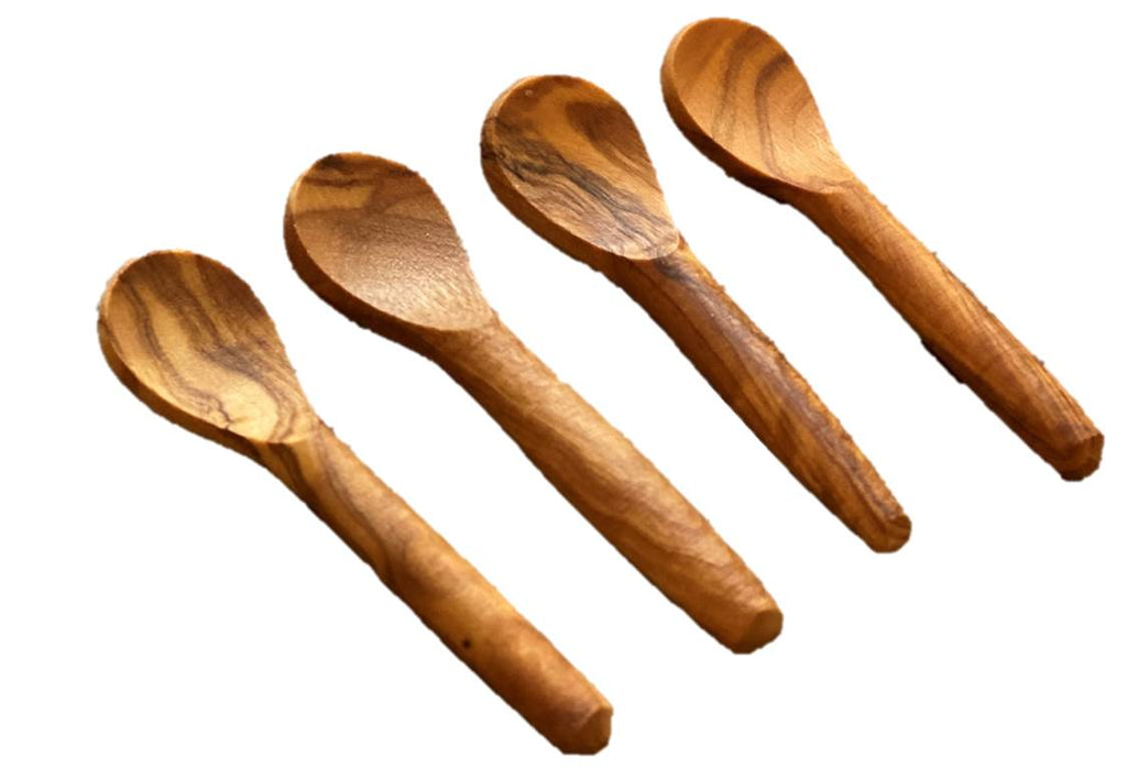 Olive Wood Mini Scoop - Nested