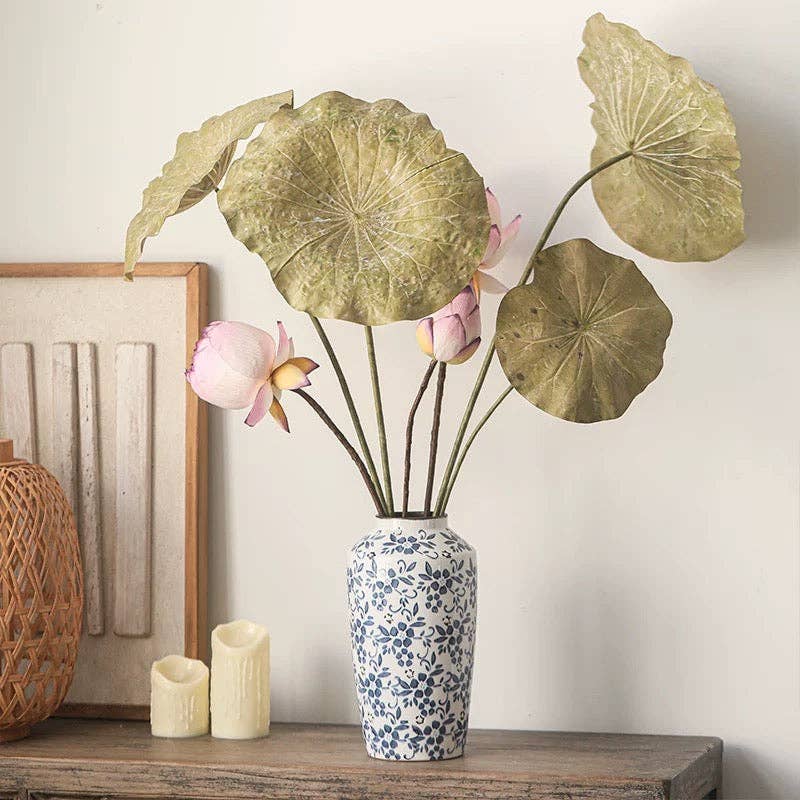 Artificial Rustic Lotus Stem - Nested