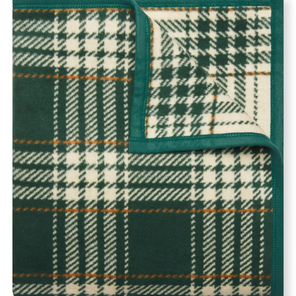 Autumn Plaid Evergreen Blanket - Nested