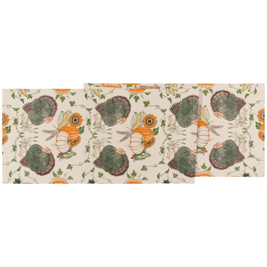 Now Designs Cornucopia Printed Table Runner - Nested Designs