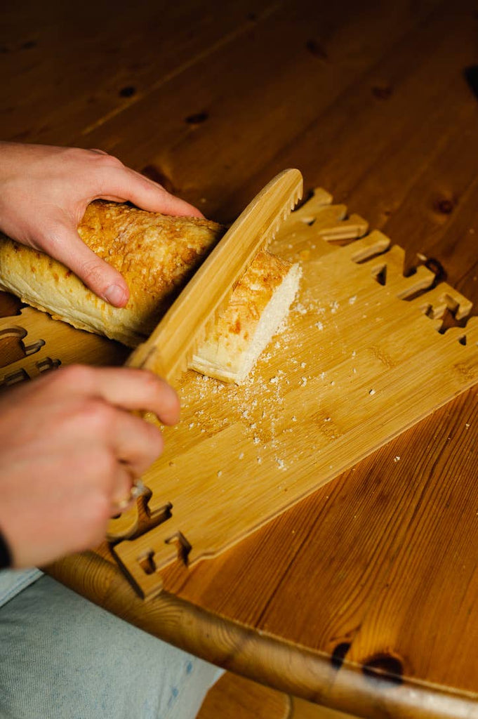 Bamboo Bread Knife - Nested Designs