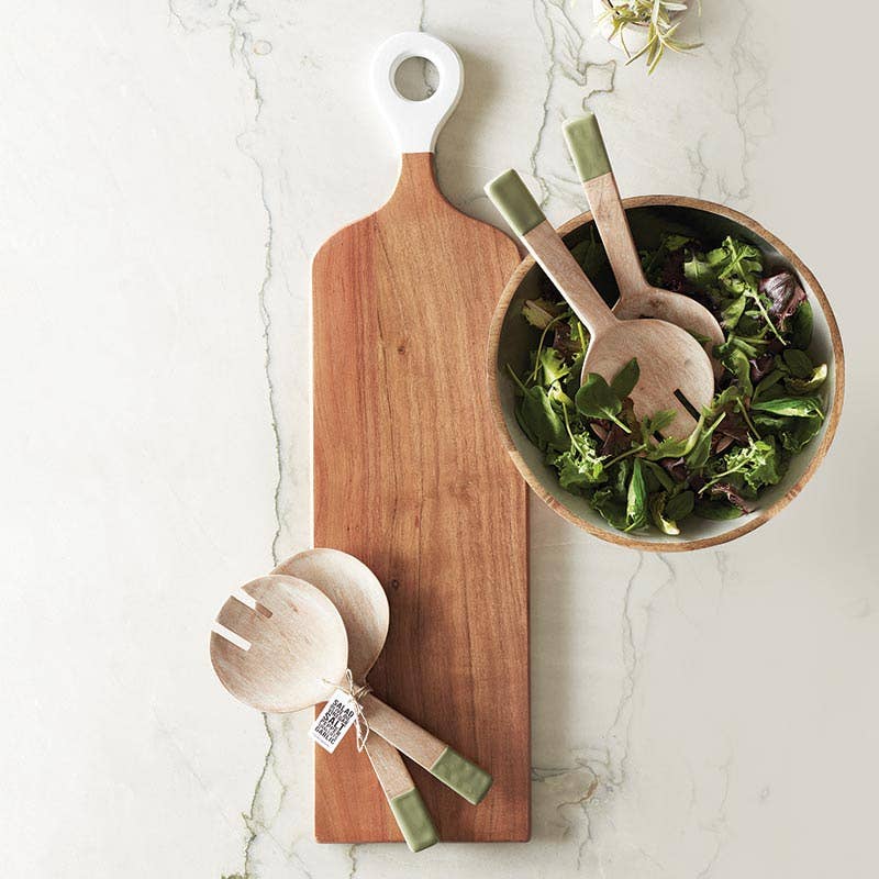 White Dip Handle Board - Nested