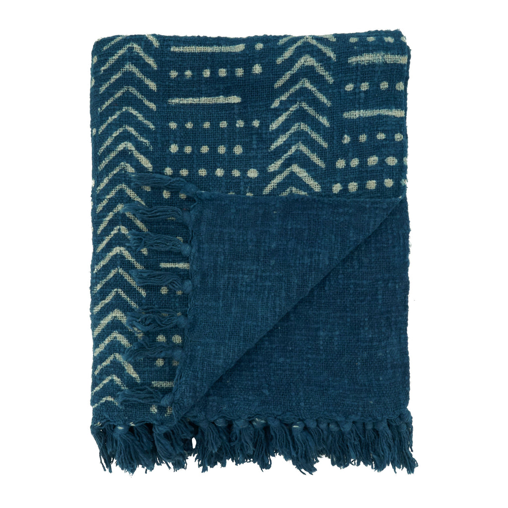 Mudcloth Throw - Heirloom Textile Design - Nested Designs