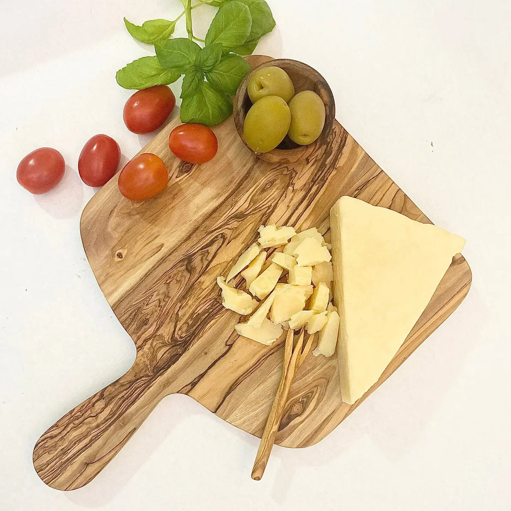 Olive Wood Cheese Serving Board - Nested