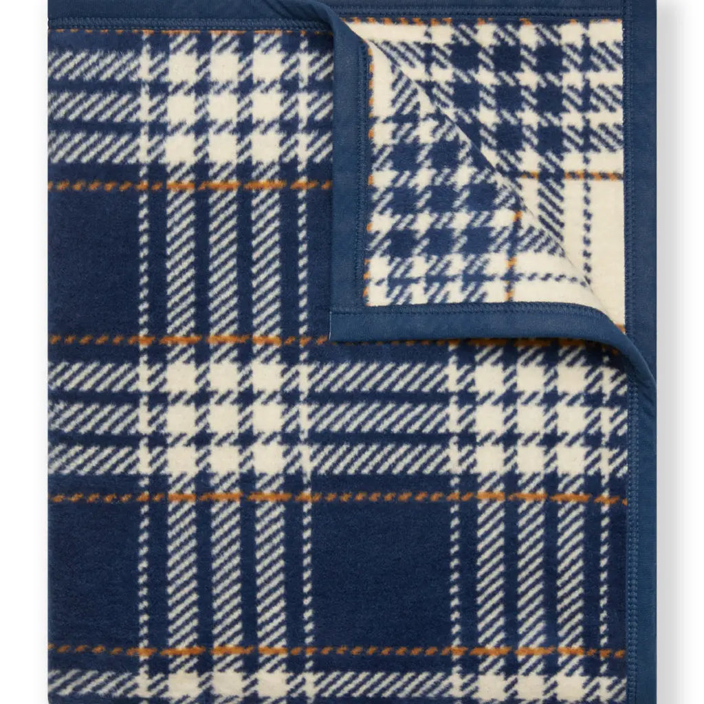 Autumn Plaid Vintage Blanket - Nested