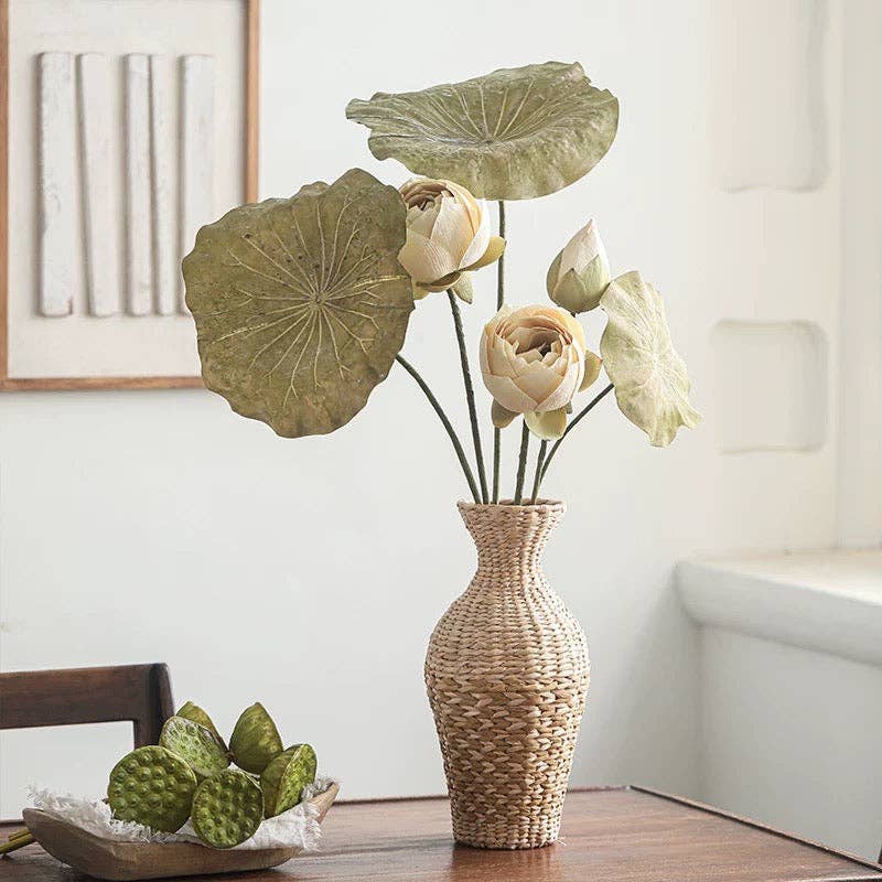 Artificial Rustic Lotus Stem - Nested