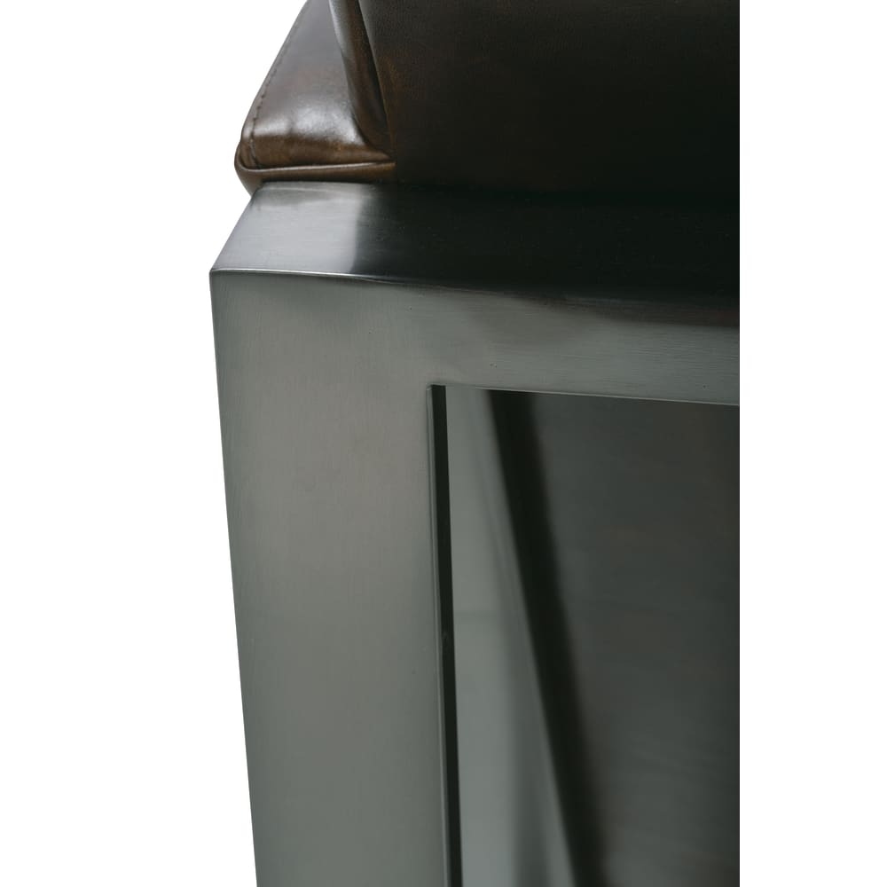 Atticus Leather Accent Chair - Nested Designs