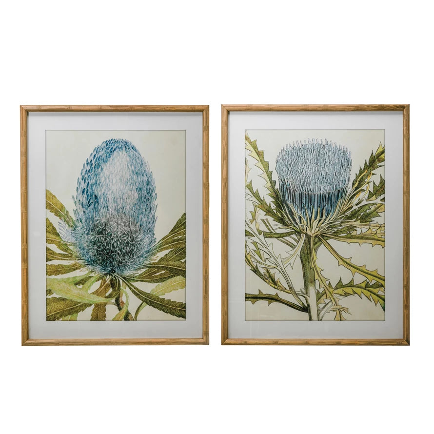 Bamboo Framed Wall Decor - Nested 