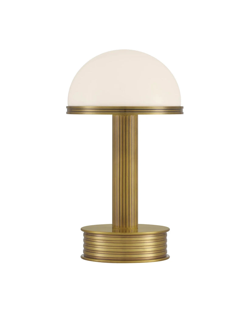 Promenade Brass Cordless Table Lamp - Nested