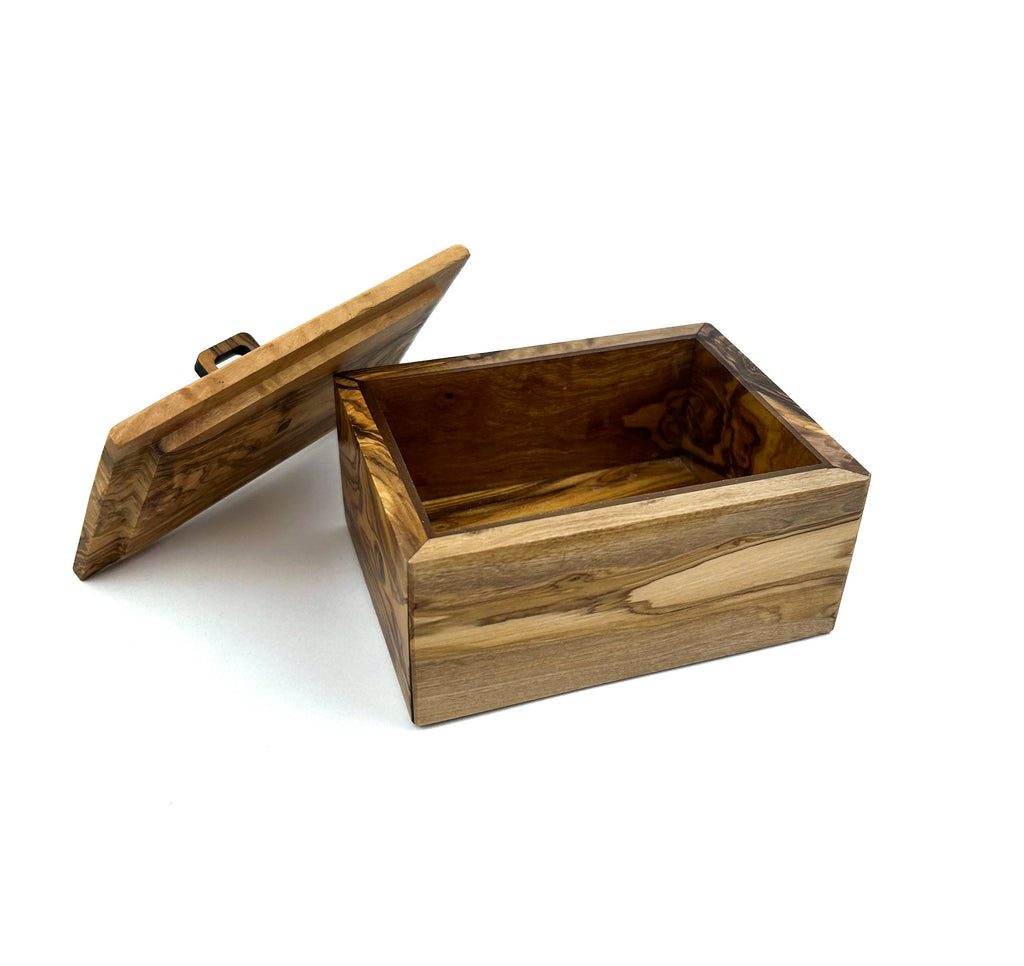 Olive Wood Jewelry Box - Nested Designs