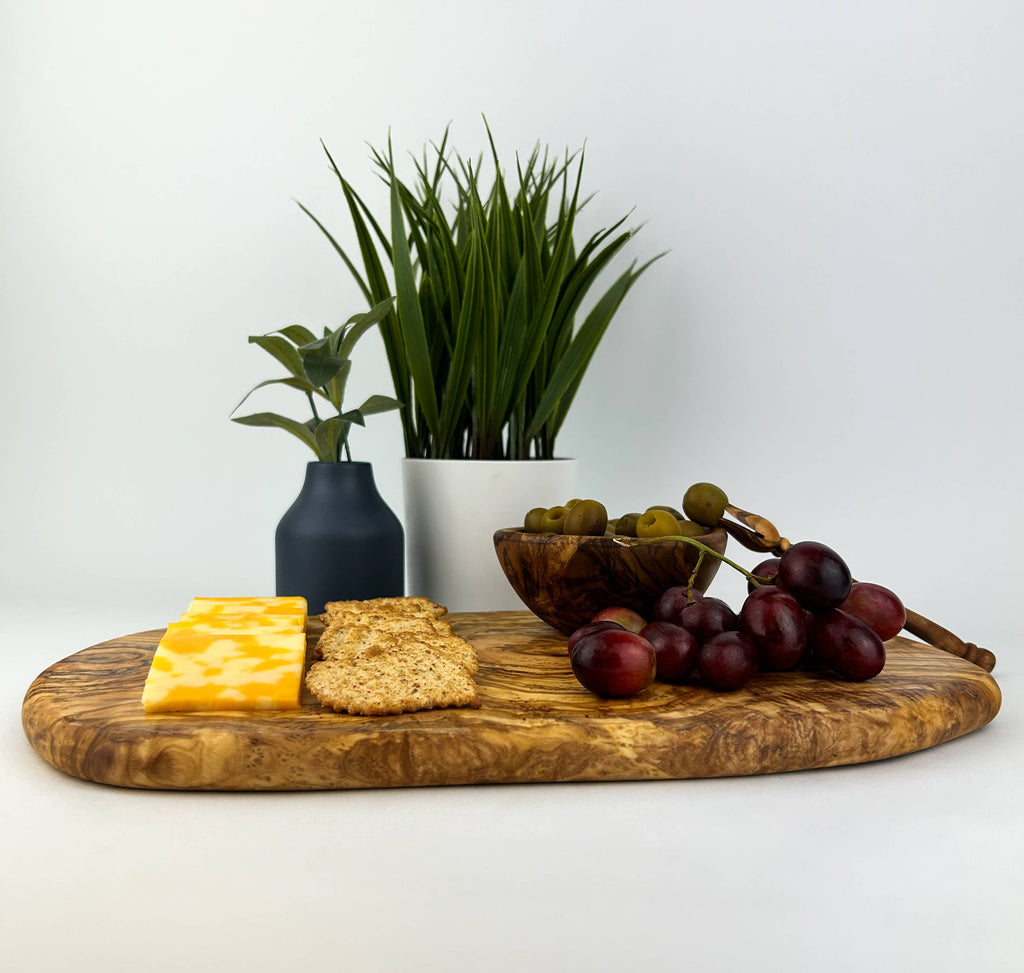 Olive Wood Cheese Board - Nested