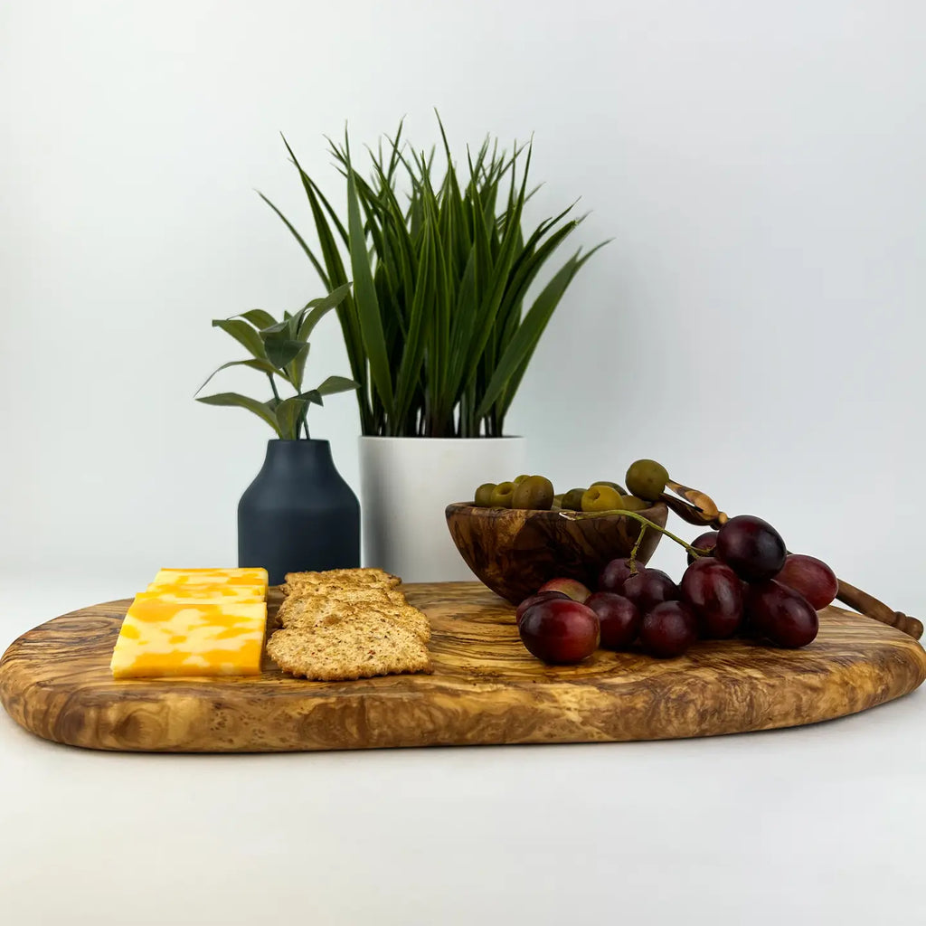 Olive Wood Cheese Board - Nested