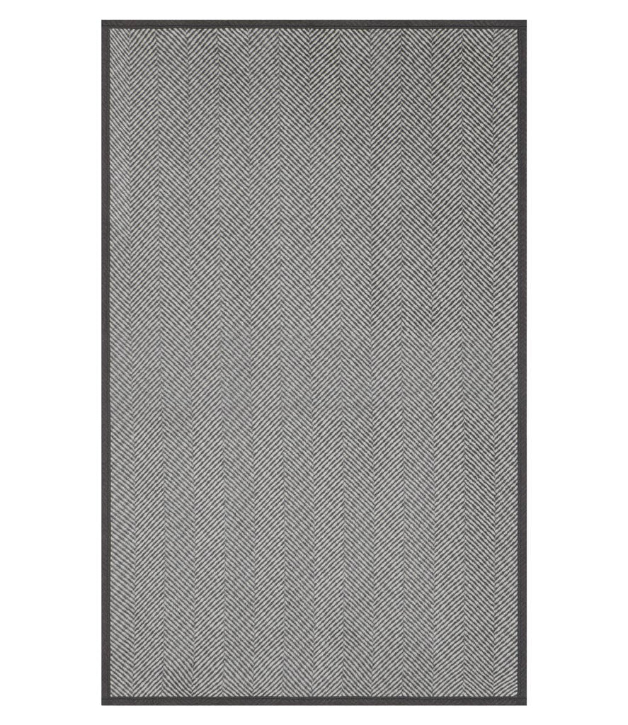 Harborview Herringbone Ash Blanket - Nested Designs