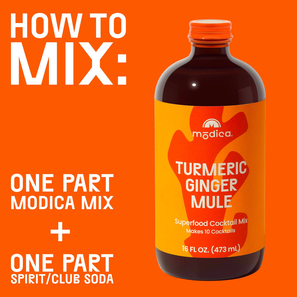 Turmeric Ginger Mule Cocktail + Mocktail Mix - Nested