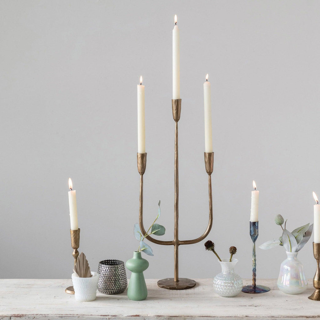 Hand-Forged Metal Candelabra - Nest Interior Design