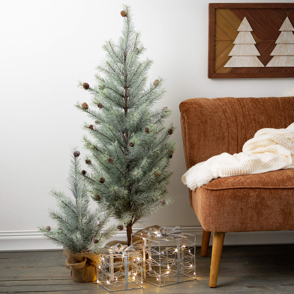 Snowy Mini Pine Tree - NEsted Designs