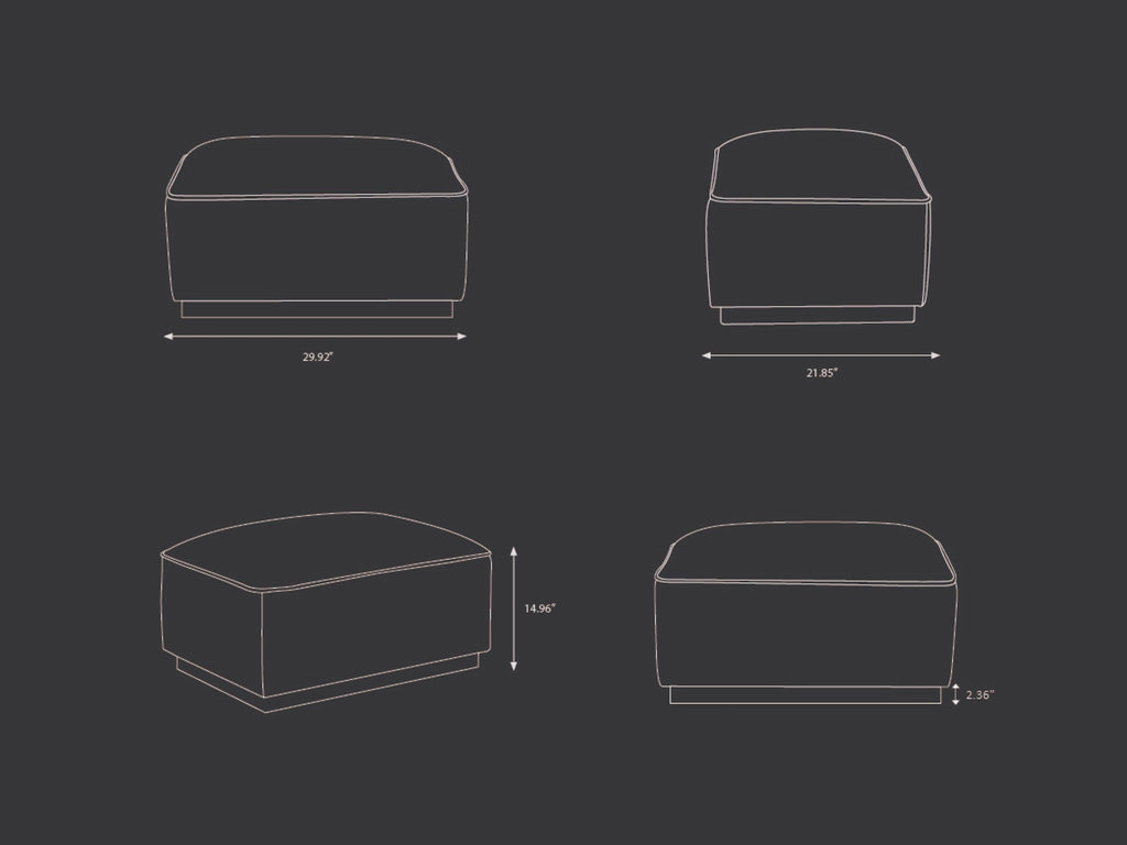 Moore Ottoman - Nested Designs