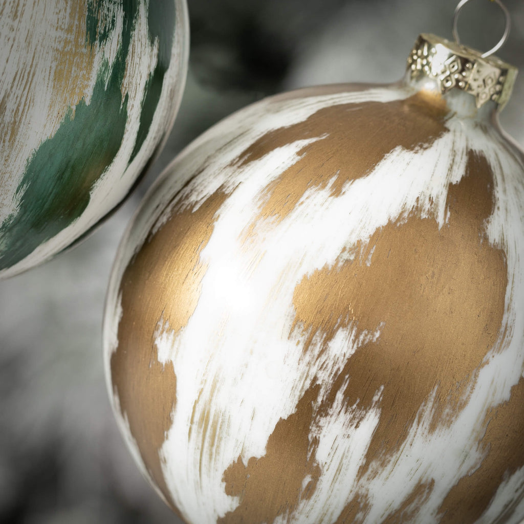 Distressed Ball Ornament - NESTED